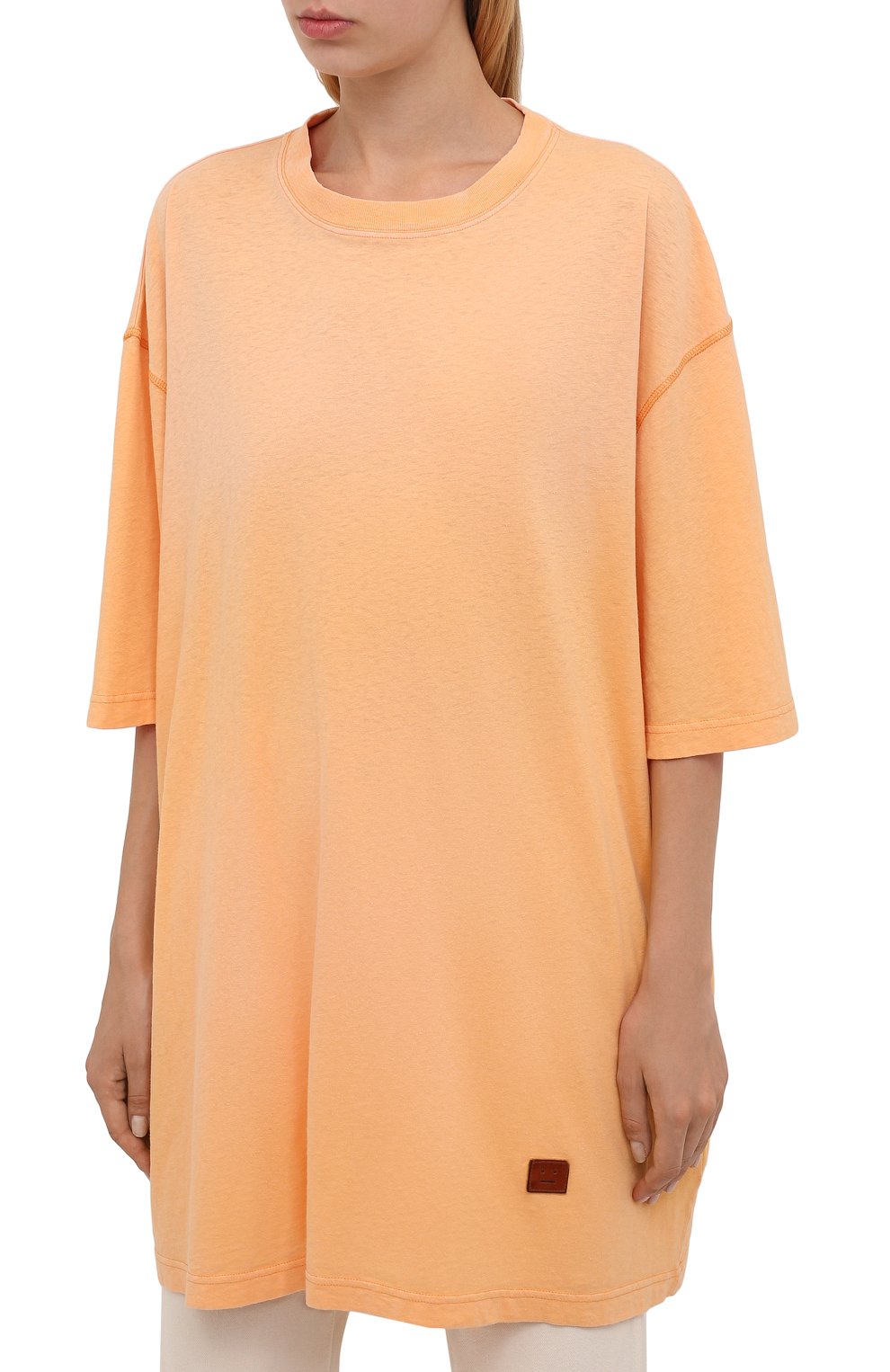 Хлопковая футболка ACNE STUDIOS, арт. CL0104/W, фото 3