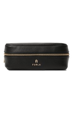 Женская кожаная косметичка FURLA черного цвета, арт. WE00566/ARE000 | Фото 1 (Материал: Натуральная кожа; Материал сплава: Проставлено; Нос: Не проставлено)