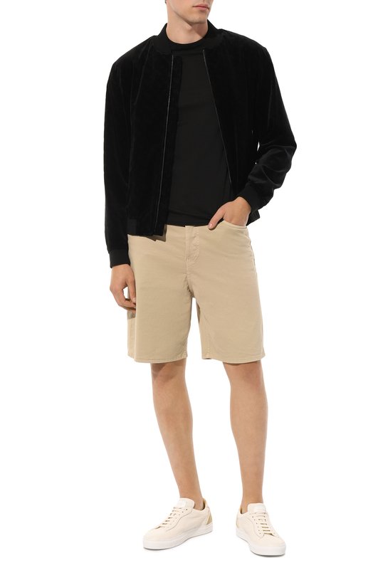 Джинсовые шорты Trussardi Бежевый, фото 2