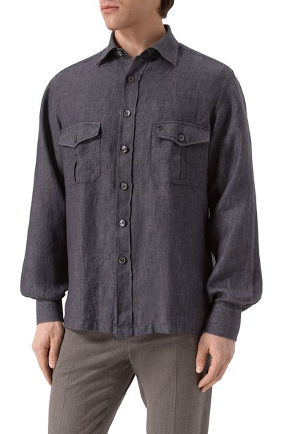 Льняная рубашка STEFANO RICCI, арт. SP007711/BX2930, фото 3