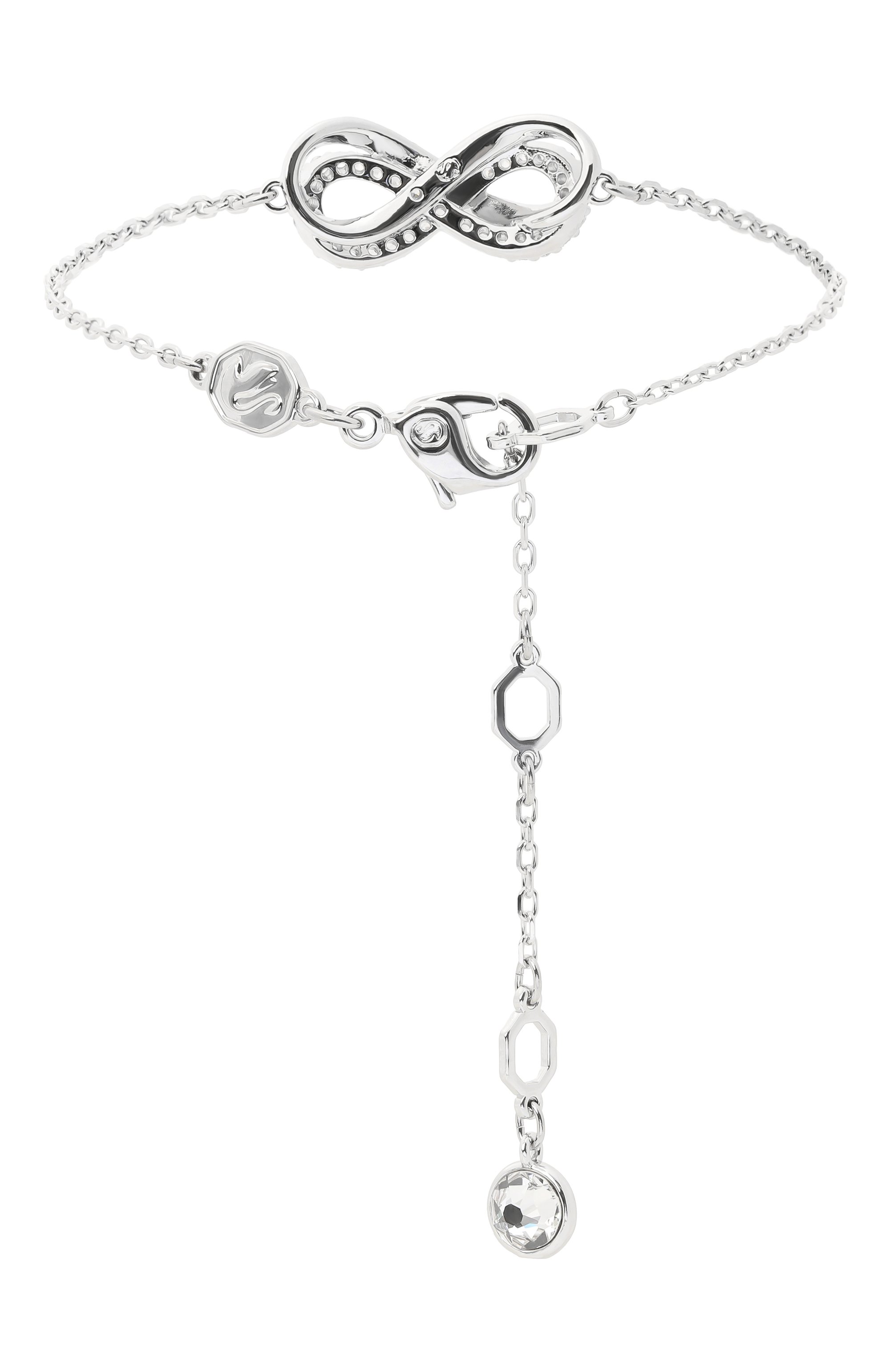 Браслет hyperbola SWAROVSKI серебряного цвета по цене 13700 руб., арт. 5679664, фото 3 Браслет hyperbola SWAROVSKI, арт. 5679664, фото 3