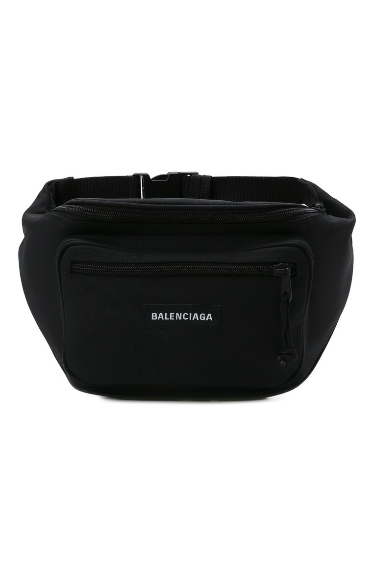 Мужская текстильная поясная сумка explorer BALENCIAGA черного цвета, арт. 482389/2JMF7 | Фото 1 (Материал: Текстиль; Размер: large; Случай: Повседневный; Материал сплава: Проставлено; Драгоценные камни: Проставлено)