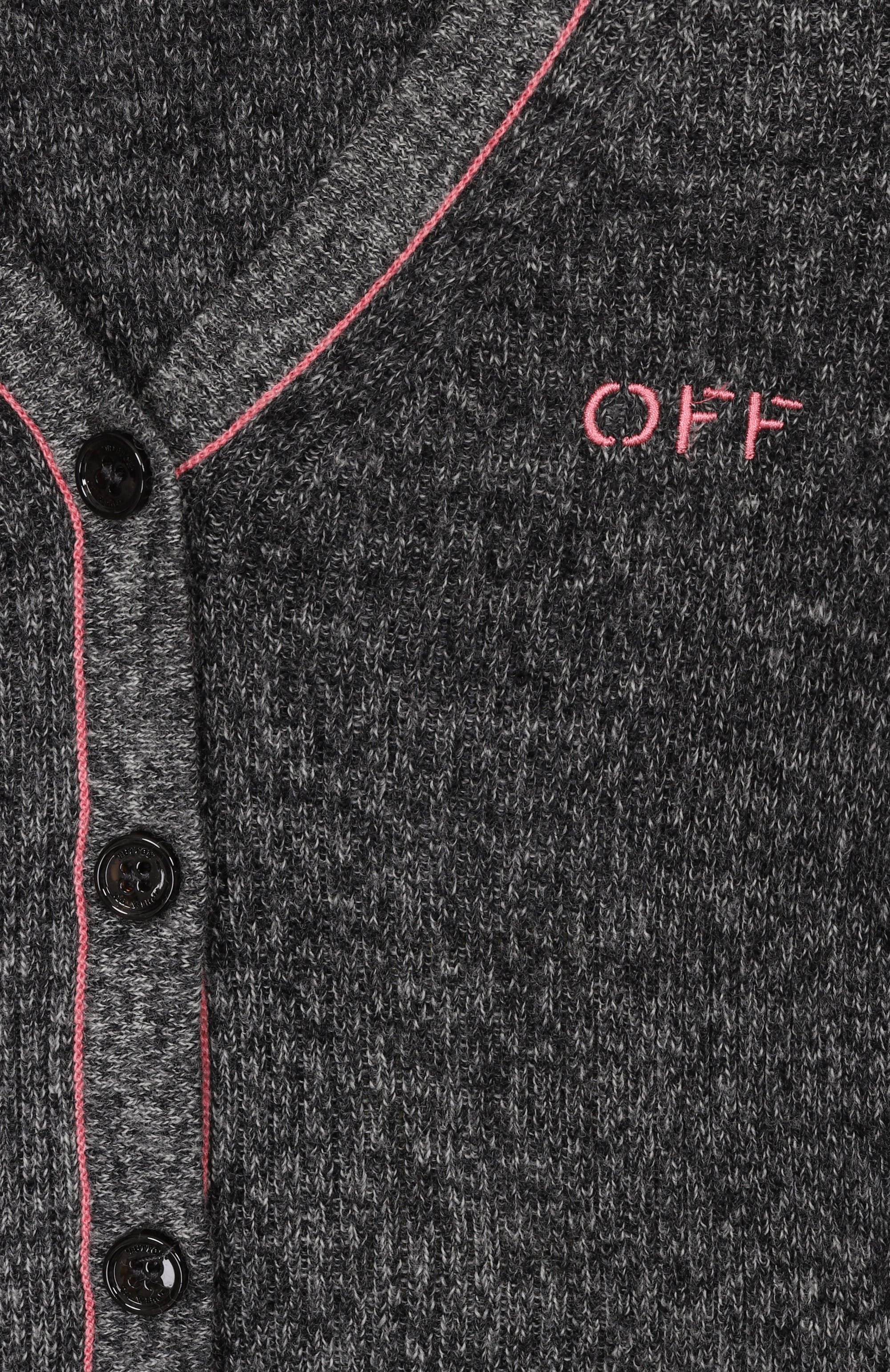 Шерстяной кардиган OFF-WHITE, арт. 0GHB006F25KNI001/4-12, фото 3