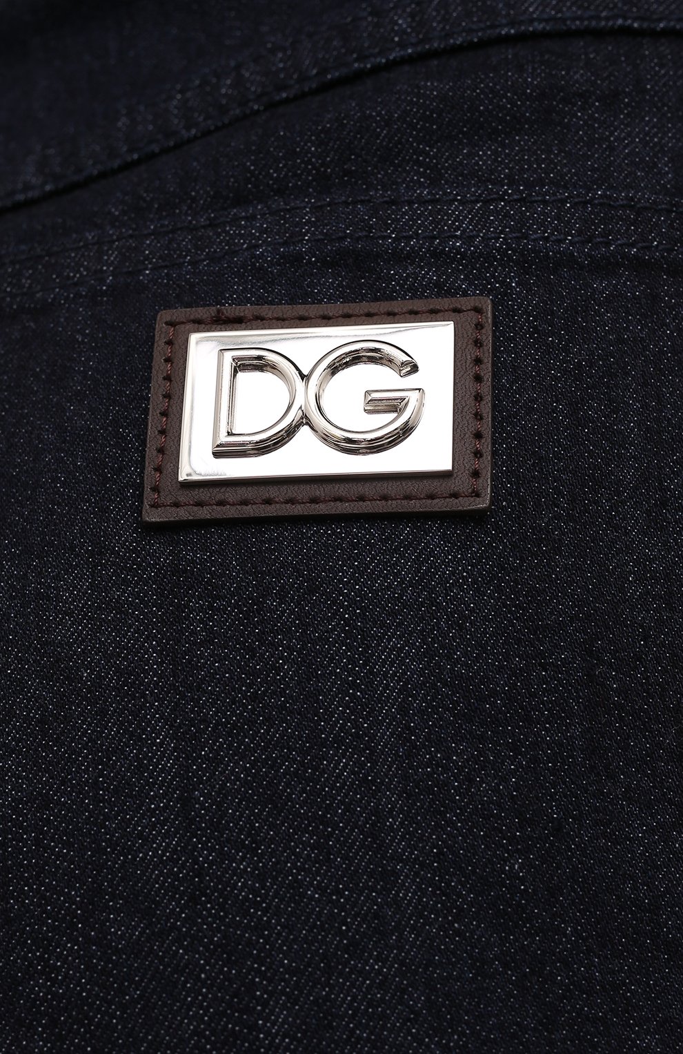 Джинсовые шорты DOLCE & GABBANA темно-синего цвета по цене 41900 руб., арт. FTB06D/G8DA5, фото 5 Джинсовые шорты DOLCE & GABBANA, арт. FTB06D/G8DA5, фото 5
