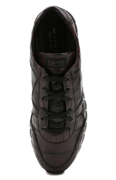 Кроссовки из кожи крокодила KITON, арт. USSVLAXN00102/CNIL, фото 5