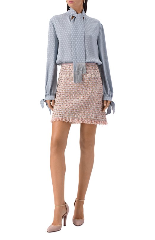 Замшевые туфли Hi Dolly Valentino 7W2S0MI2/CBF Бежевый  7W2S0MI2/CBF Фото 3