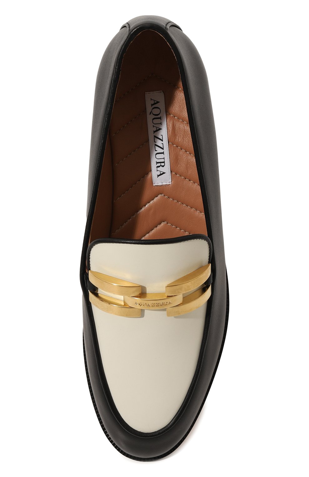 Кожаные лоферы brandi AQUAZZURA, арт. BDIFLAM0-CFP-0FF, фото 6