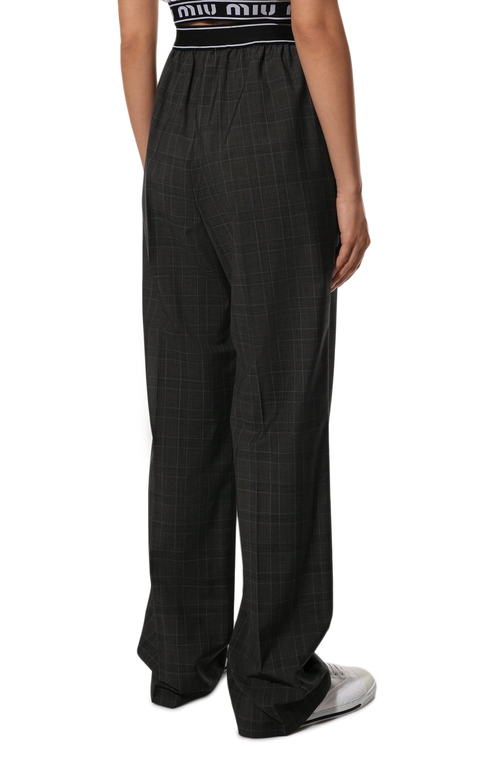 Шерстяные брюки MIU MIU, арт. MP1548-10KS-F0480, фото 4