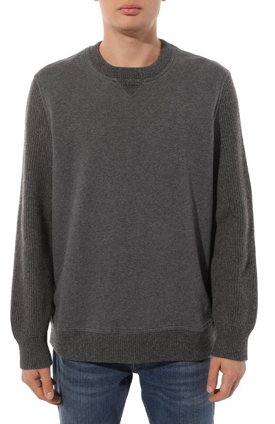 Хлопковый джемпер BRUNELLO CUCINELLI, арт. MTU23B2234, фото 3