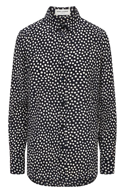 Женская шелковая рубашка SAINT LAURENT, арт. 395733/Y3B46