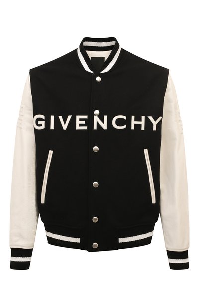 Мужской комбинированный бомбер GIVENCHY, арт. BM011S6Y16
