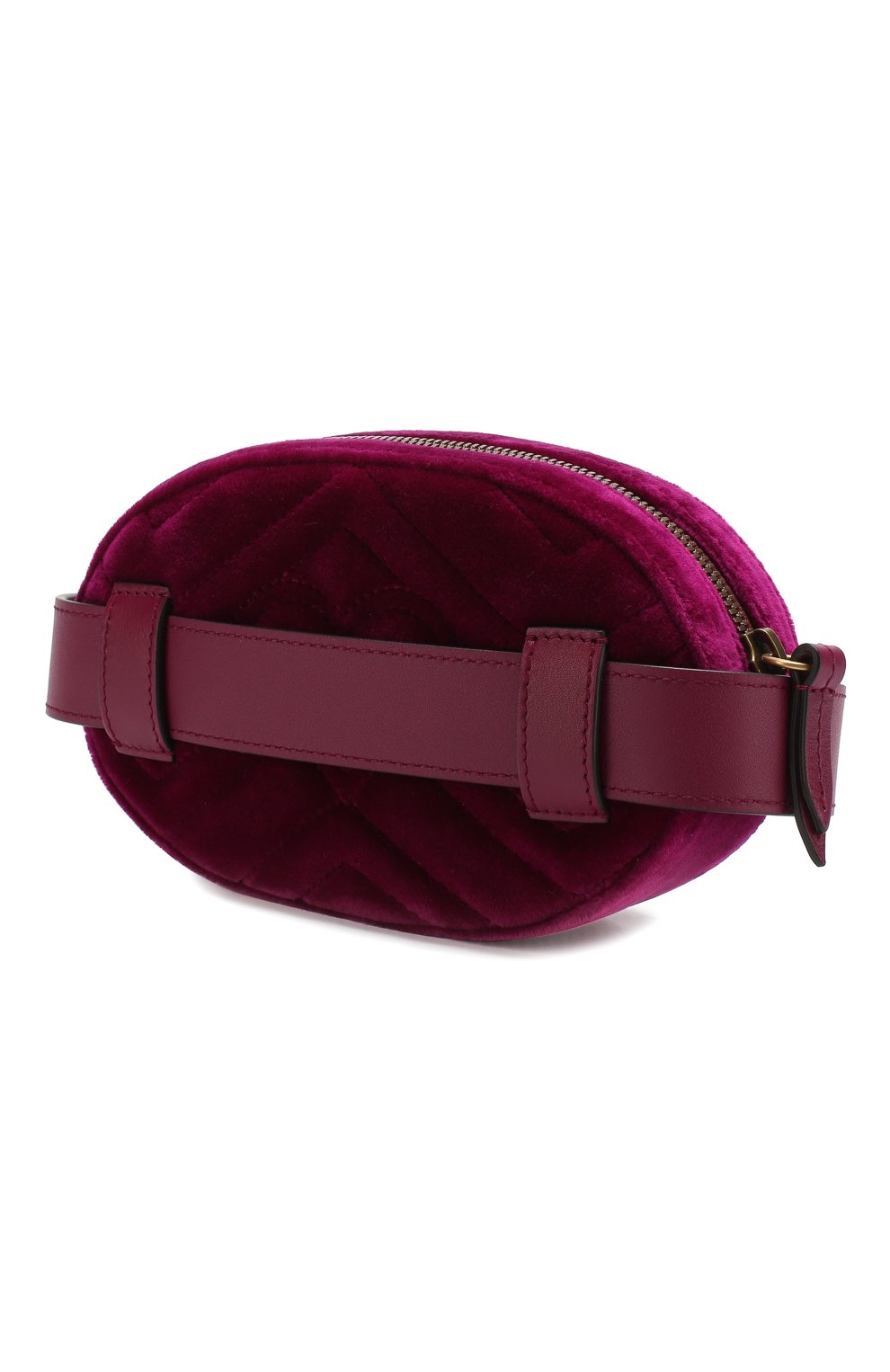 Поясная сумка gg marmont из бархата GUCCI, арт. 476434/9FRDT, фото 3