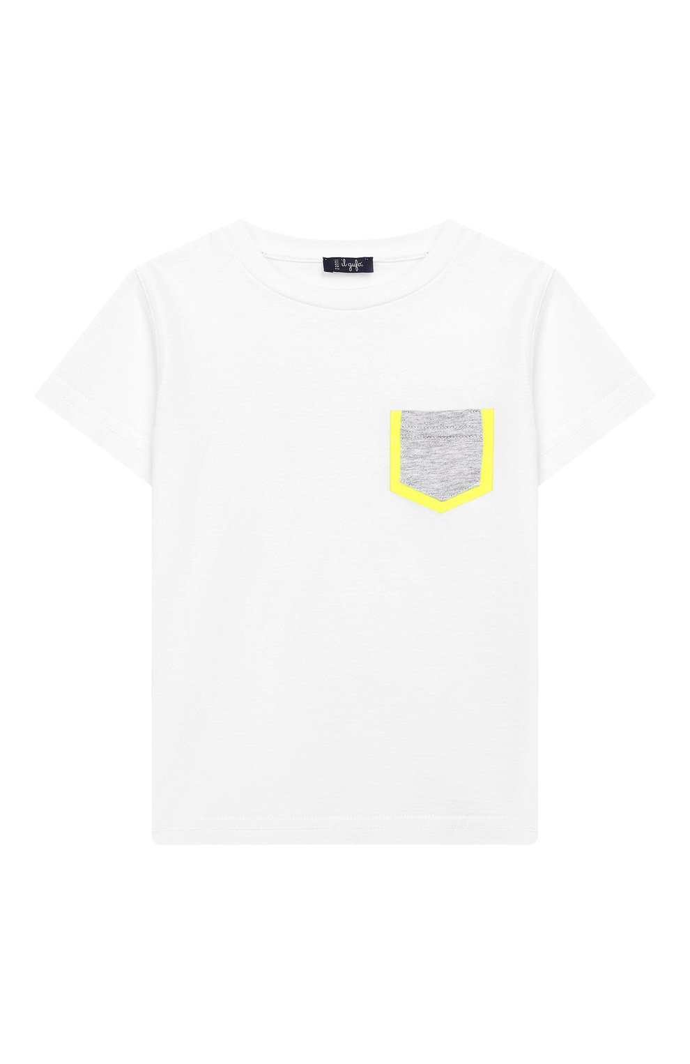 Хлопковая футболка IL GUFO белого цвета по цене 6170 руб., арт. P19TS178M0014/24M, фото 1 Хлопковая футболка IL GUFO, арт. P19TS178M0014/24M, фото 1