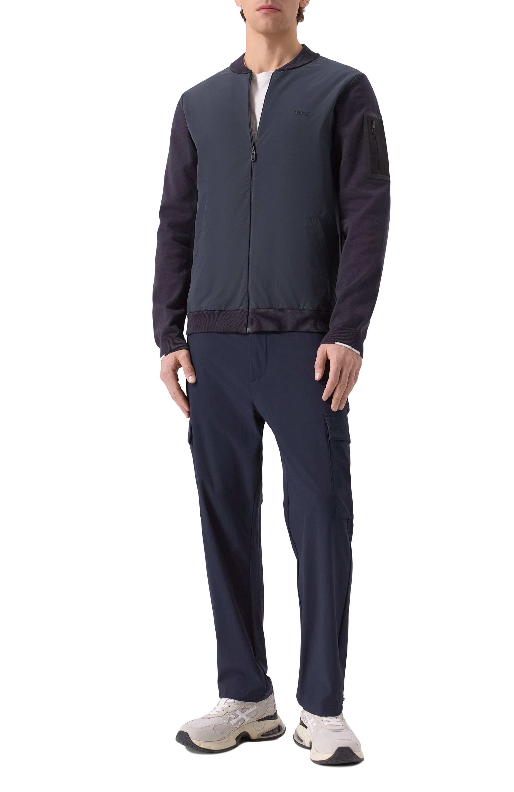 Комбинированная толстовка BOSS GREEN, арт. 50529337, фото 2