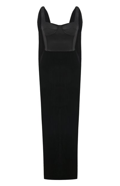 Женское пла тье из вискозы и шелка WHO_AM, арт. FD6-NY22-BLK