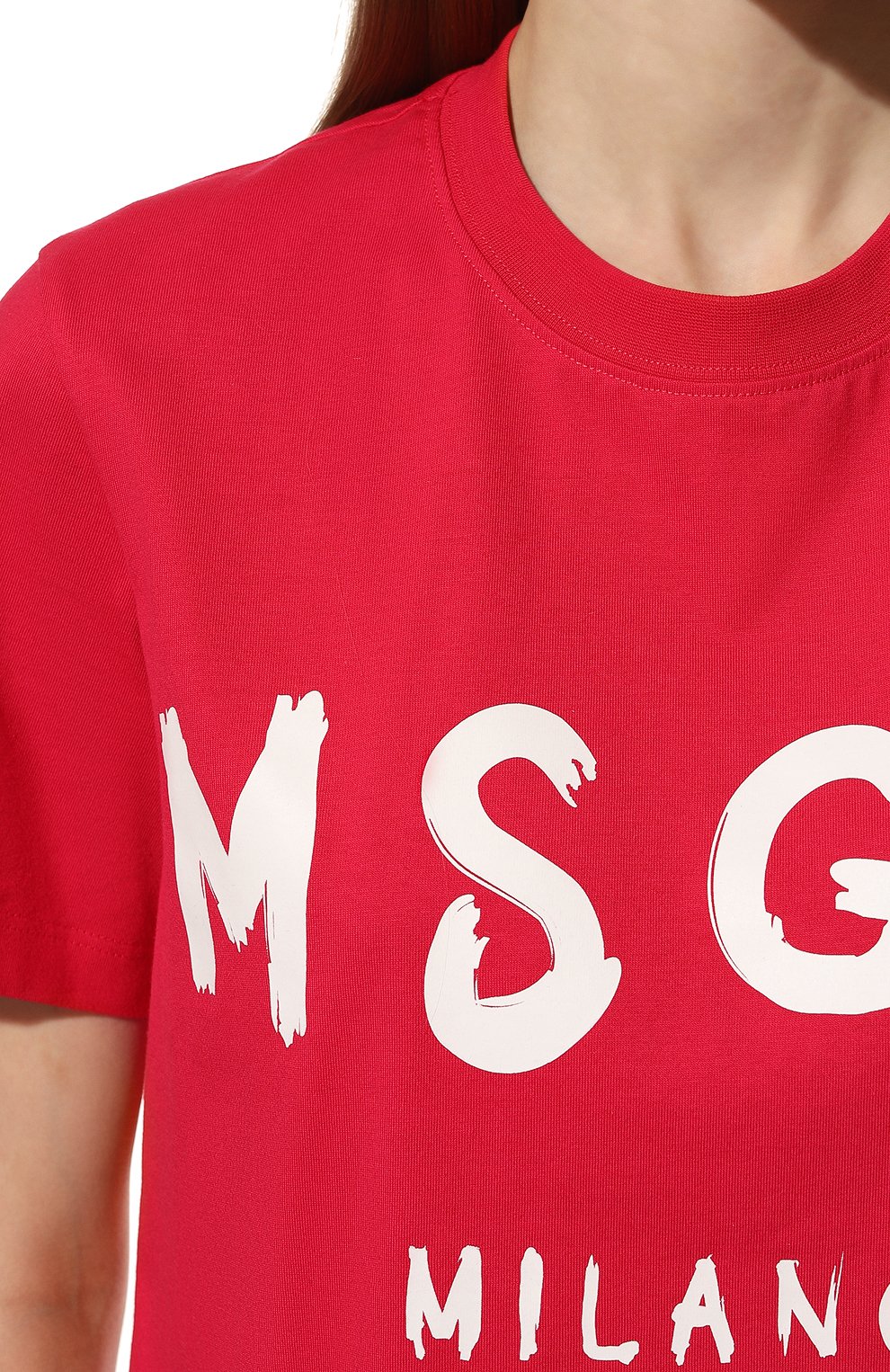 Хлопковая футболка MSGM, арт. 3341MDM510 227798, фото 5