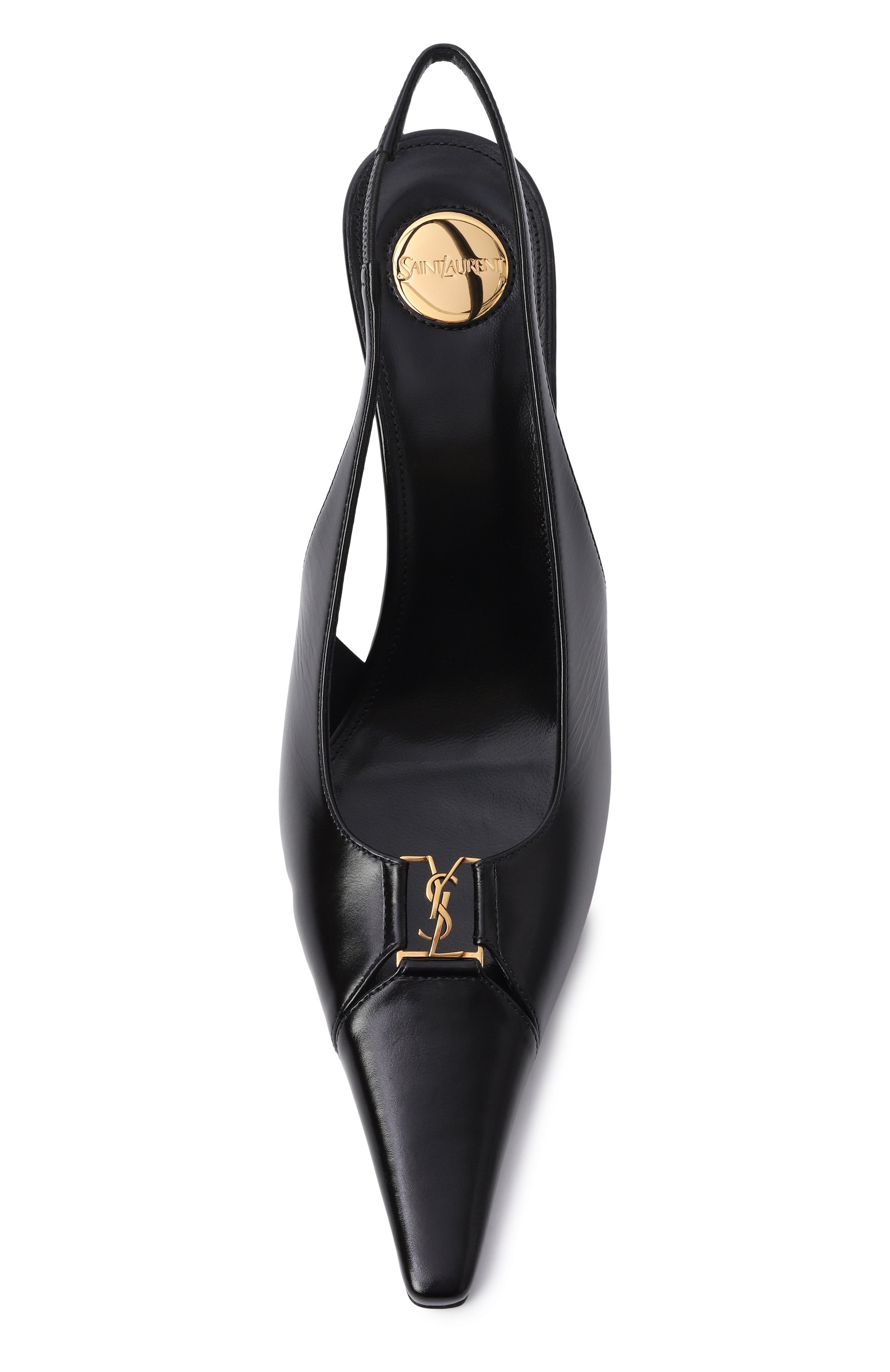 Кожаные туфли babylone breteuil 90 SAINT LAURENT, арт. 806685/AAEHI, фото 6