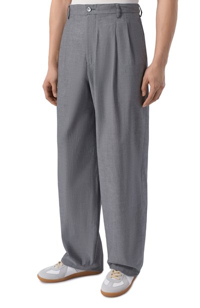 Хлопковые брюки MAGLIANO серого цвета по цене 99500 руб., арт. MGSS26PA01012, фото 3 Хлопковые брюки MAGLIANO, арт. MGSS26PA01012, фото 3