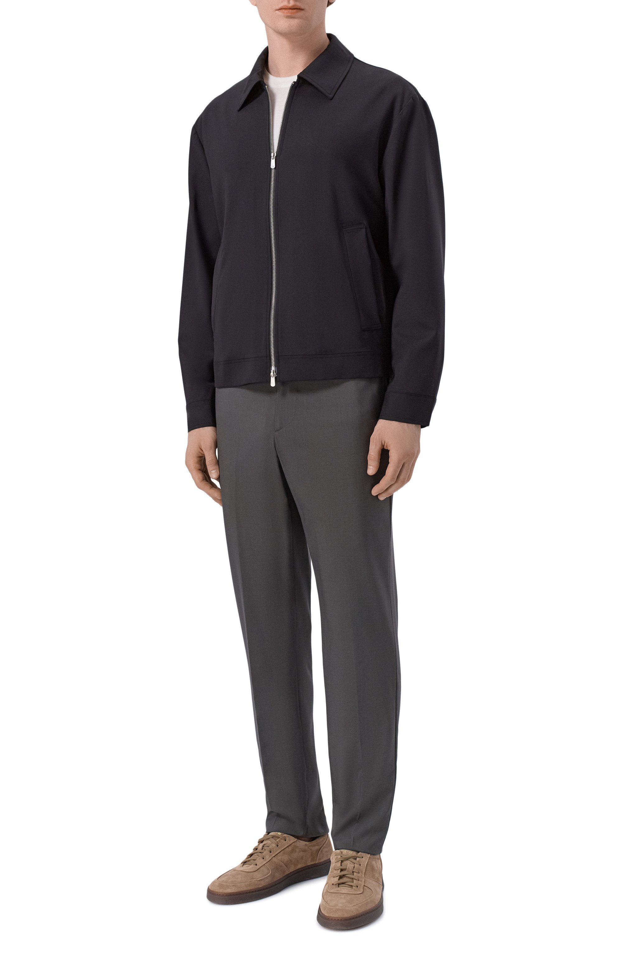 Брюки из шерсти и шелка MARCO PESCAROLO, арт. STRIKE/5314, фото 2