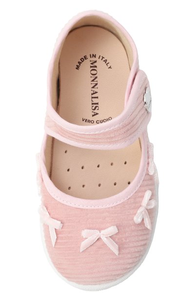 Вельветовые туфли MONNALISA, арт. 83F001, фото 4