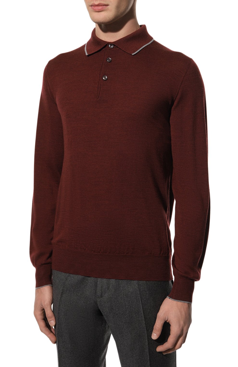Поло из шерсти и кашемира FIORONI, арт. MK00T0C1, фото 3