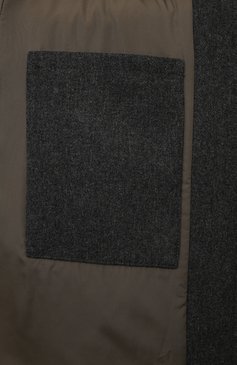 Мужская парка A.P.C. темно-серого цвета, арт. PSAIG-H30197 | Фото 6 (Рукава: Длинные; Длина (верхняя одежда): До середины бедра; Материал внешний: Синтетический материал; Стили: Кэжуэл; Кросс-КТ: парка, Утепленные)