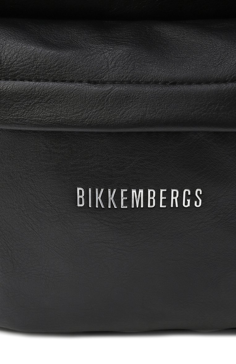 Мужской рюкзак allen DIRK BIKKEMBERGS черного цвета, арт. BKZA00967P | Фото 3 (Размер: large; Материал: Экокожа; Стили: Кэжуэл; Сумки-технические: Рюкзаки - большие)