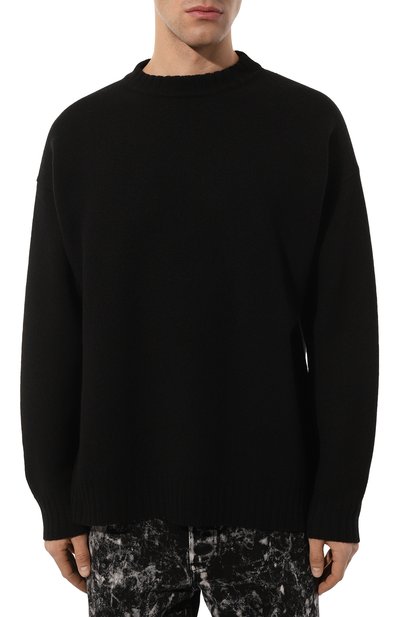 Шерстяной свитер JIL SANDER черного цвета по цене 81900 руб., арт. J21GP0003/J14506, фото 3 Шерстяной свитер JIL SANDER, арт. J21GP0003/J14506, фото 3