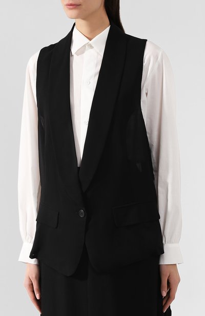 Шерстяной жилет ANN DEMEULEMEESTER, арт. 1901-1154-P-116-099, фото 3