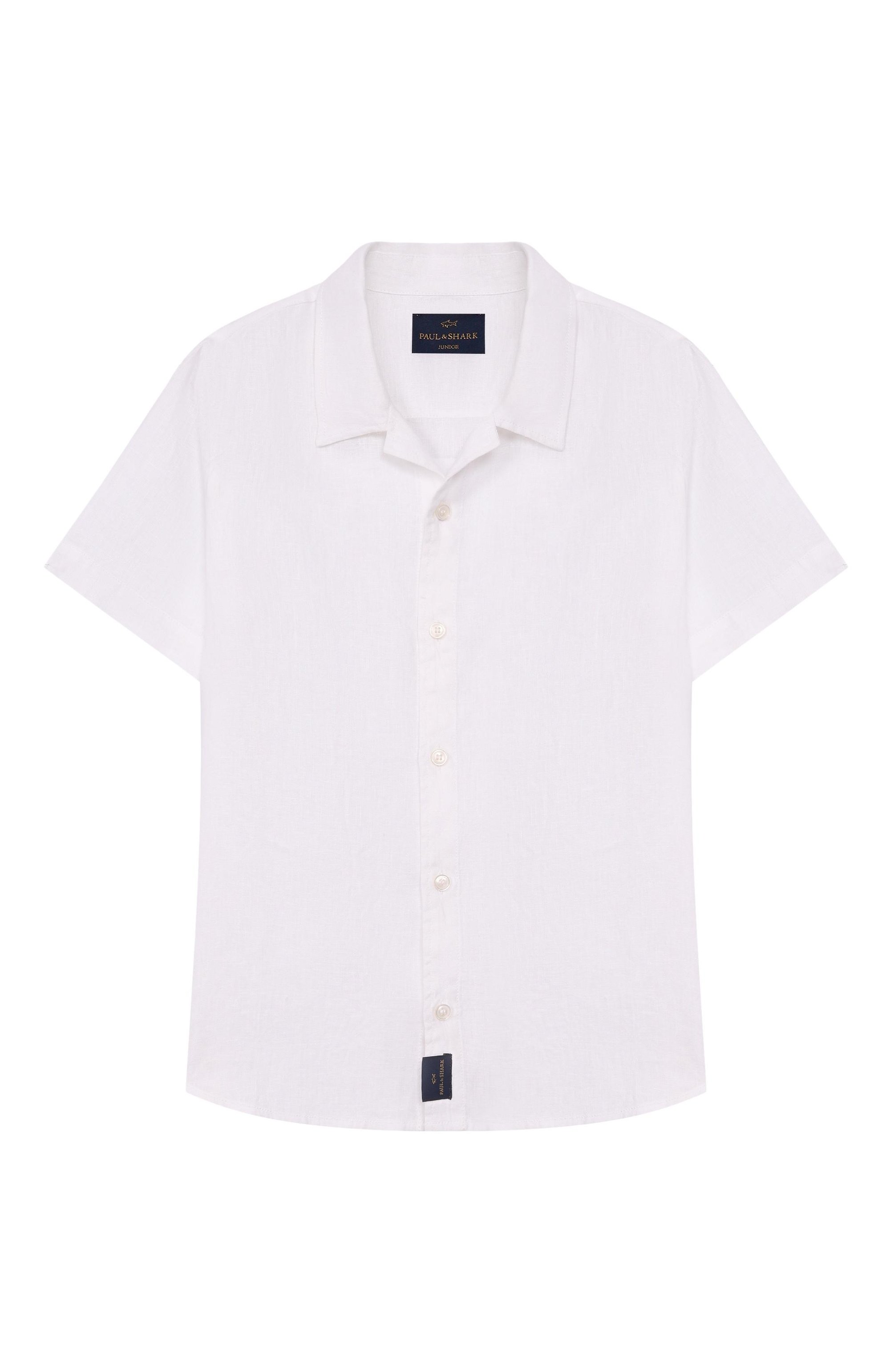Льняная рубашка PAUL & SHARK JUNIOR, арт. WUC002/LUC01/6A-8A, фото 1