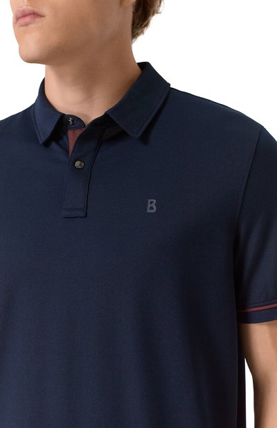 Поло BOGNER темно-синего цвета по цене 17100 руб., арт. 58102727, фото 5 Поло BOGNER, арт. 58102727, фото 5