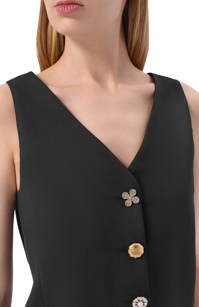 Жилет из шерсти и вискозы LES ARCHIVES, арт. LA_034СО, фото 5