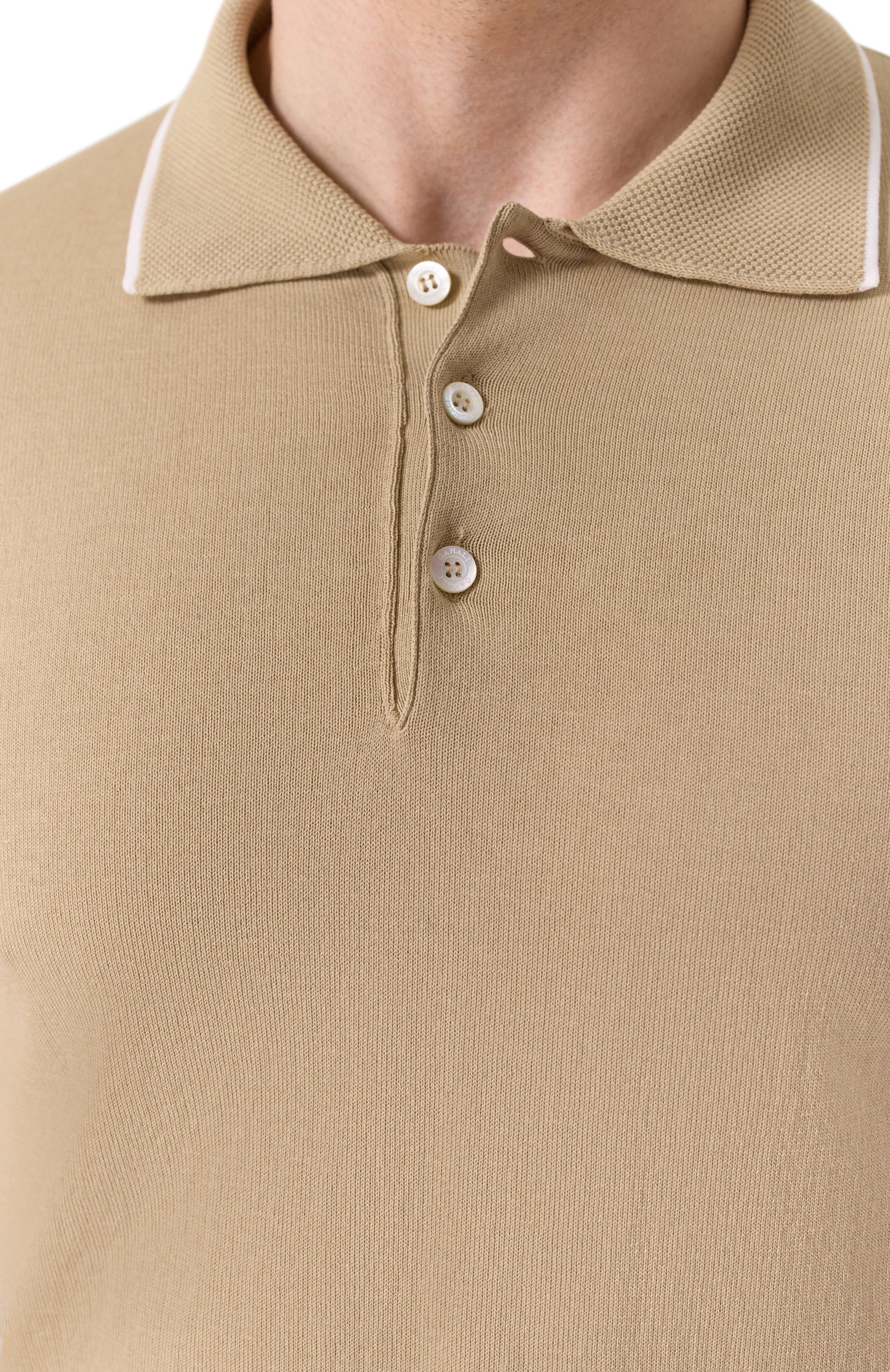 Хлопковое поло CANALI, арт. C1053/MK02261, фото 5