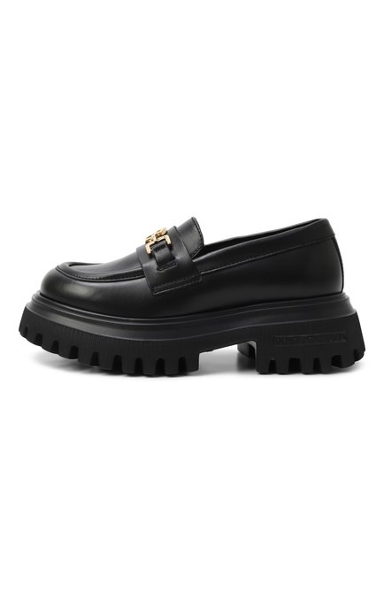 Кожаные лоферы DOLCE & GABBANA, арт. D11351/A1065/27-36