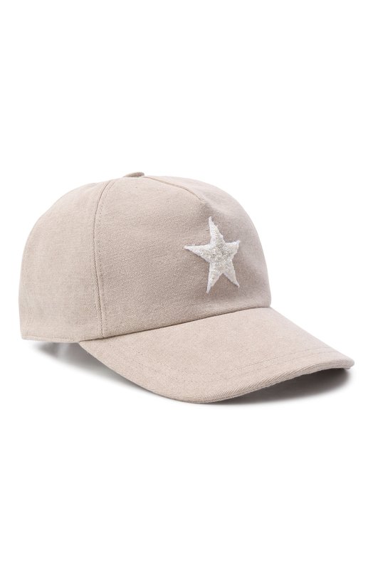 Хлопковая бейсболка Lorena Antoniazzi P26218CE01N/4229 Бежевый P26218CE01N/4229