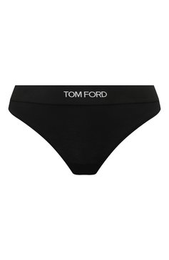 Женские трусы-стринги TOM FORD черного цвета, арт. KNJ009/JEX011 | Фото 1 (Материал внешний: Синтетический материал; Материал сплава: Проставлено; Нос: Не проставлено)