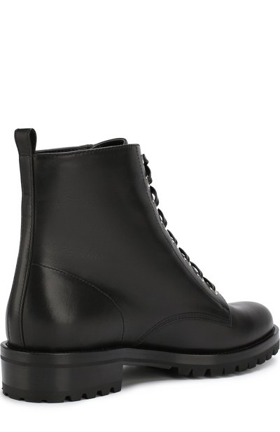 Кожаные ботинки на шнуровке с молнией GIANVITO ROSSI, арт. G70695.20CU0.VIPNER0, фото 4