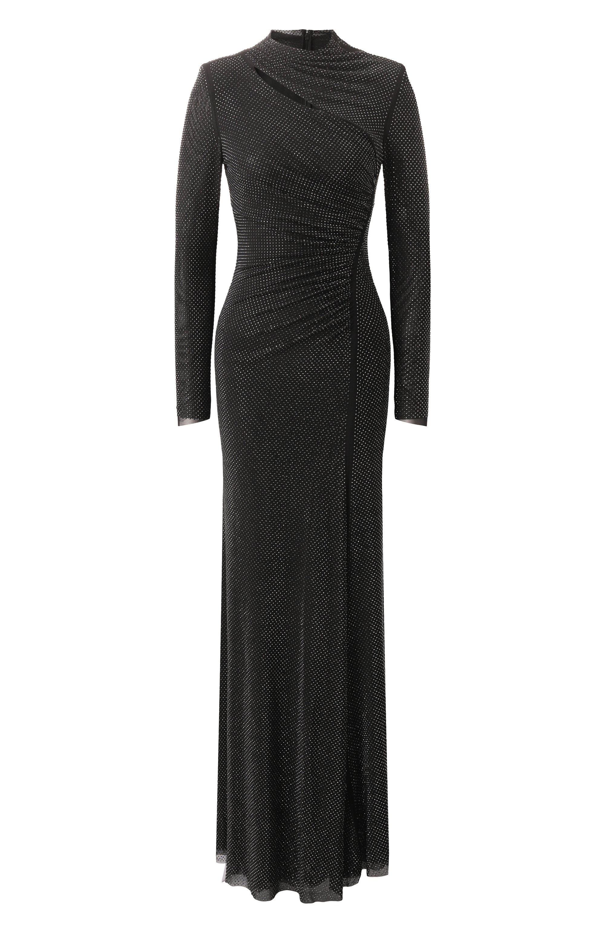 Платье с отделкой стразами SELF-PORTRAIT, арт. RS25-077X-B, фото 1