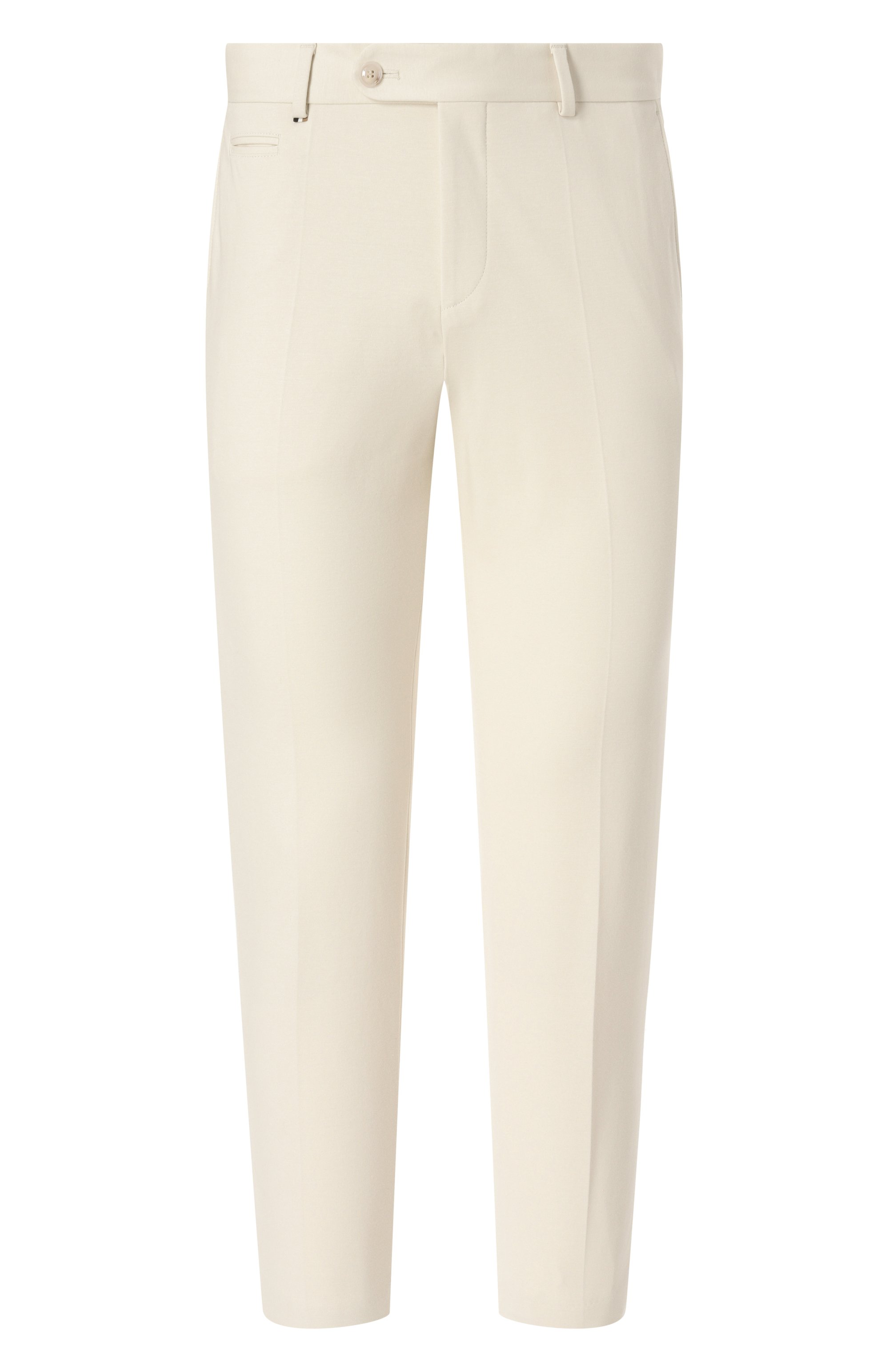 Брюки BOSS кремового цвета по цене 26950 руб., арт. 50537262, фото 1 Брюки BOSS, арт. 50537262, фото 1