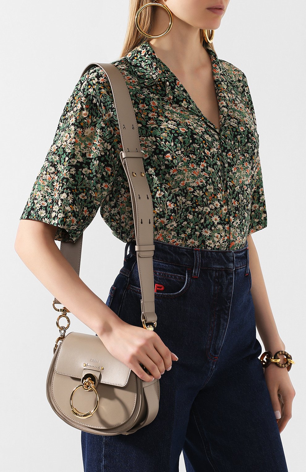 Сумка tess small CHLOÉ, арт. CHC18WS153A37, фото 5