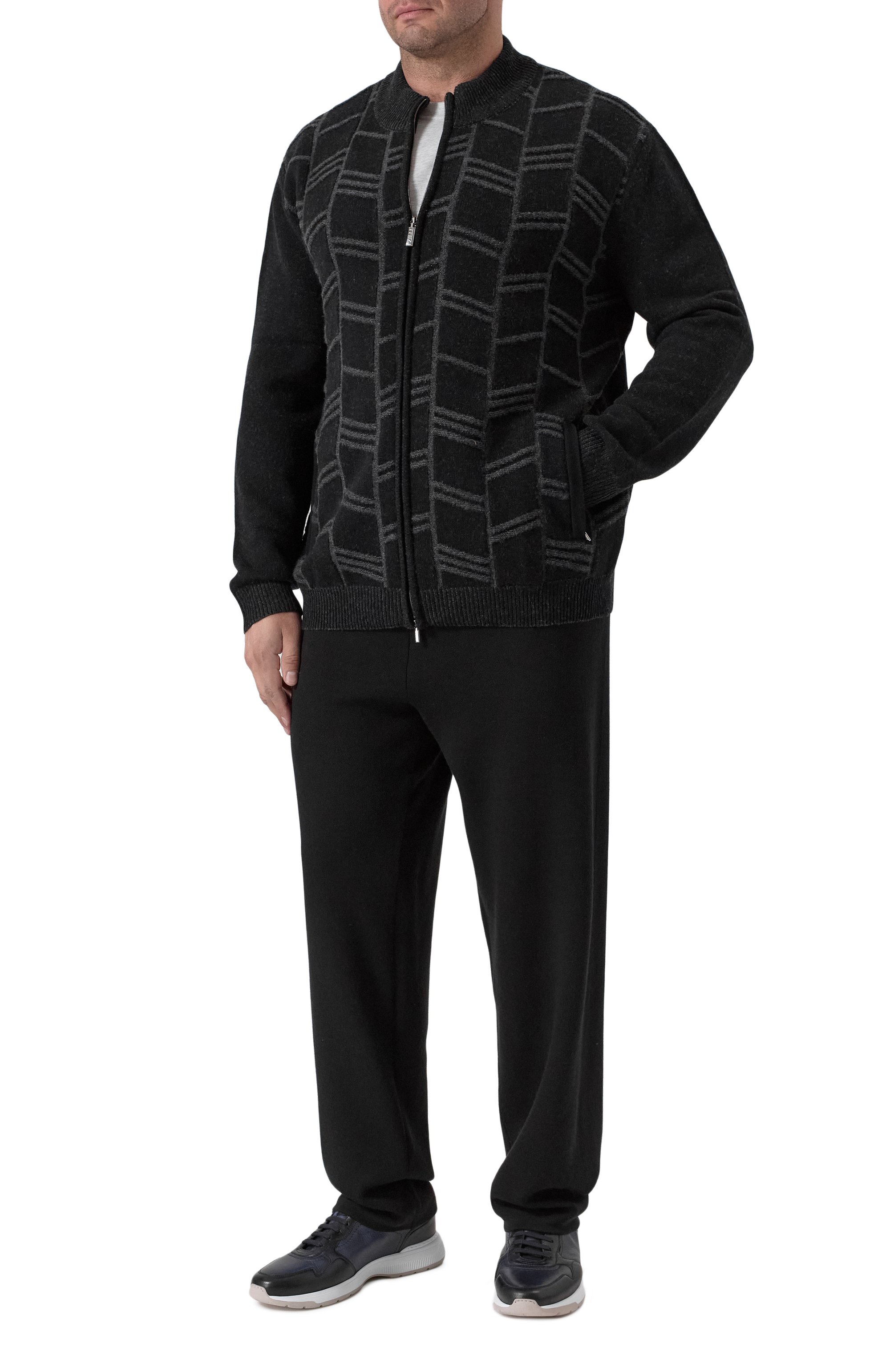 Кардиган из кашемира и шерсти ZILLI, арт. KZMC01M0280VTIL00/62, фото 2