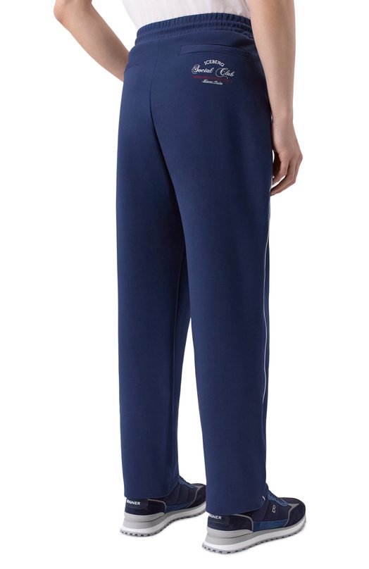 Хлопковые брюки Iceberg B050/6332 Синий  B050/6332 Фото 4