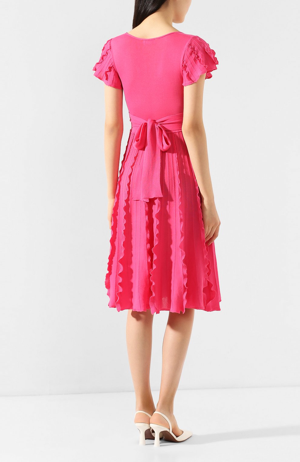 Хлопковое платье REDVALENTINO, арт. TR0KDB52/54G, фото 4