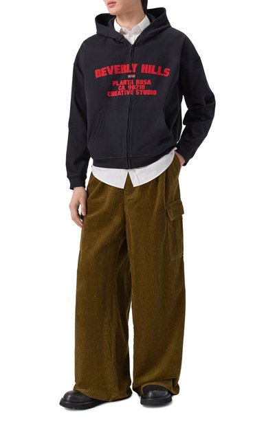 Хлопковая толстовка PLANTA ROSA, арт. PR/HZ013/CLARITY/350VELVET, фото 2