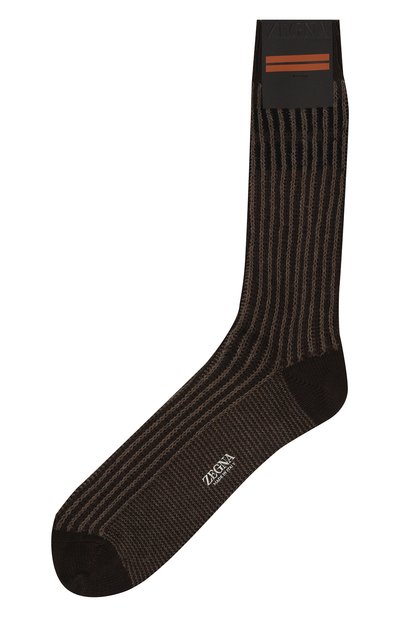 Мужские хлопковые носки ZEGNA, арт. N5V40/691