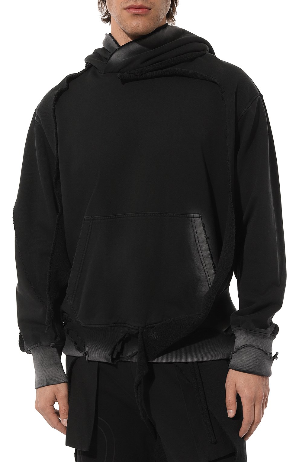 Хлопковое худи DIESEL, арт. A09910/0TGAG, фото 3