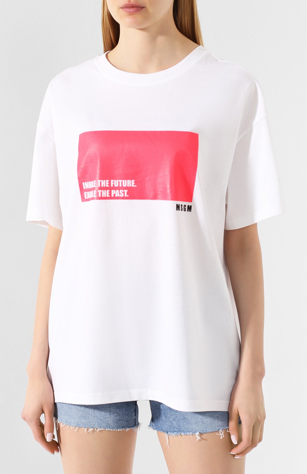 Хлопковая футболка MSGM, арт. 2845MDM07 207228, фото 3