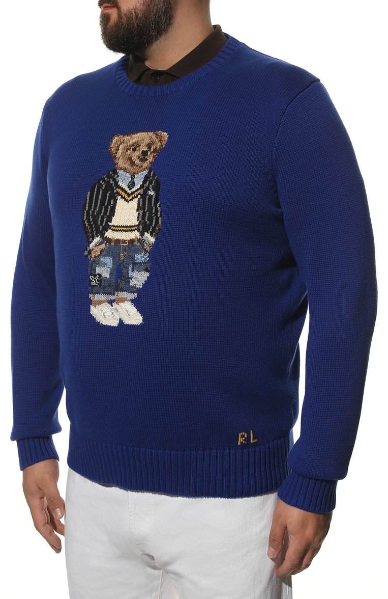 Хлопковый свитер POLO RALPH LAUREN, арт. 711862909/PRL BS, фото 3