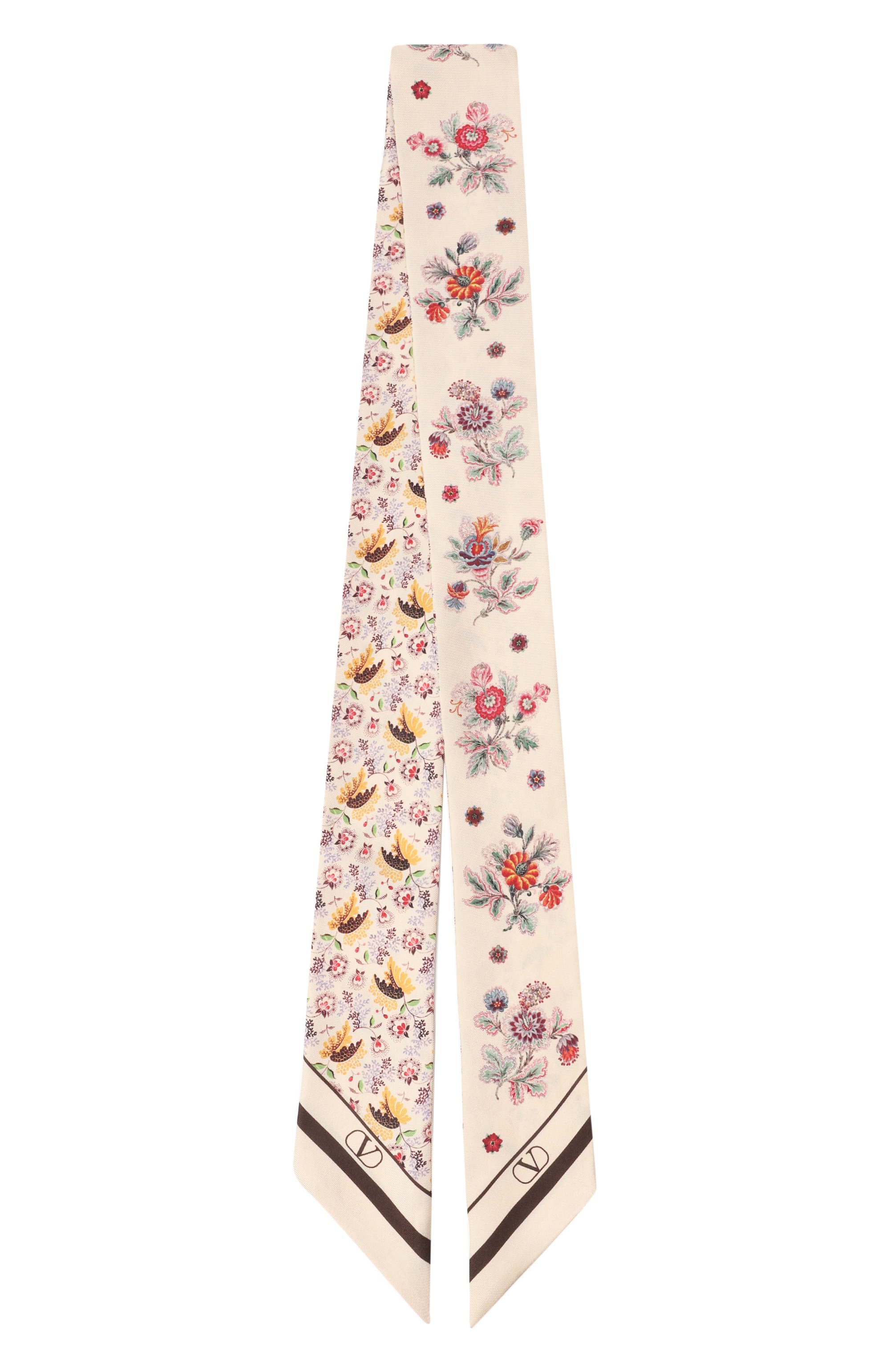 Шелковый шарф-твилли VALENTINO, арт. 6W2E6017/BBD, фото 3