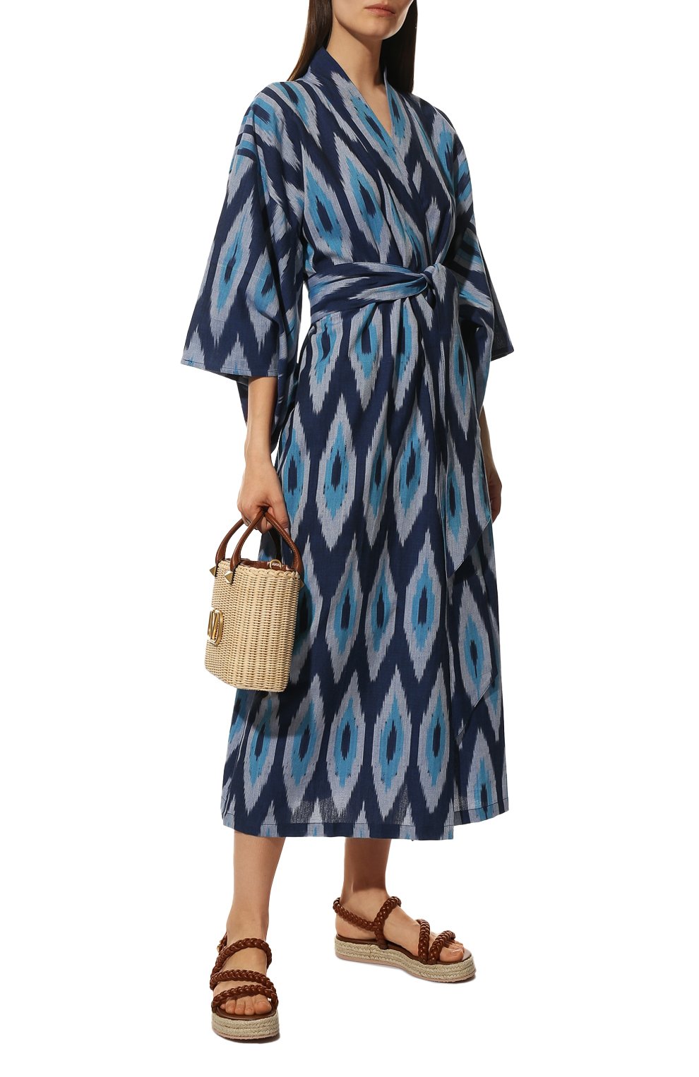 Хлопковое кимоно KLEED LOUNGEWEAR, арт. NYALI KIM0N0, фото 2